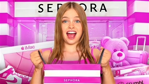 Surprising my daughter with all pink gifts! 💖