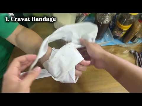 PE 203 | 3 Basic Types of Bandaging Techniques Using Triangular Bandage