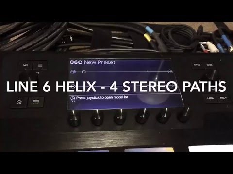 Line 6 Helix - 4 Stereo Paths Tutorial