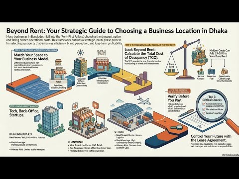 Beyond Rent: Your Strategic Guide to Choosing a Business Location in Dhaka