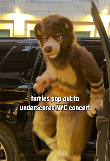furries going to underscores concert in NYC #furry #fursuit #nyc @underscores @SumDingoFL