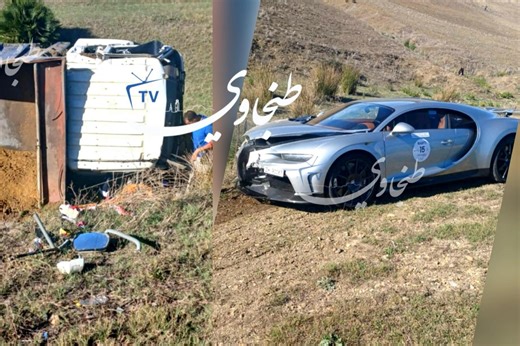 This $8  million dollar wreck involving two Bugattis Chirons and a truck in Morocco is proof money can’t buy you common sense or skills behind the wheel - Luxurylaunches