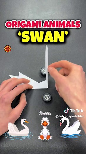 Origami Easy Paper Animals: Step-by-Step Swan Tutorial