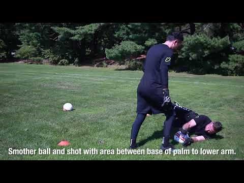 Goalkeeper Breakaway Training | Smother Save Warm Up