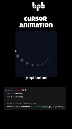 Stop Settling for a Static Pointer! 🖱️ Create a Smooth "Ghost" Tail Cursor (JS + CSS) ✨