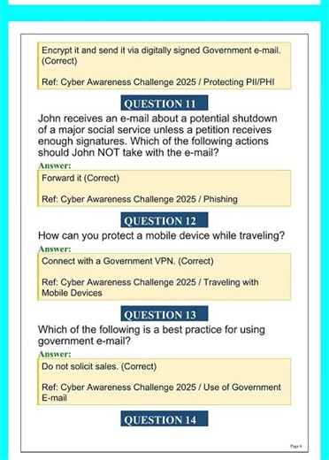 JKO Cyber Awareness 2026 Knowledge Check Answers | Practice Questions and Review