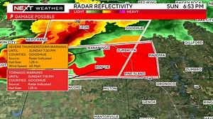 ⚠️ NEXT Weather Alert: Tornado Warning for Goodhue county until 6/02 7:15PM. If you are in the warning area, put as many walls between you and the storm as possible. TAKE COVER in a basement, or interior room or closet on the lowest level of your home. Avoid windows. If you are outdoors, in a mobile home, or in a vehicle, move to the closest substantial shelter and protect yourself from flying debris. Learn more at wcco.com/weather | WCCO & CBS News Minnesota