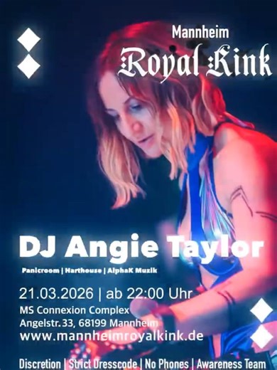 Angie Taylor MANNHEIM ROYAL KINK 21.03.2026