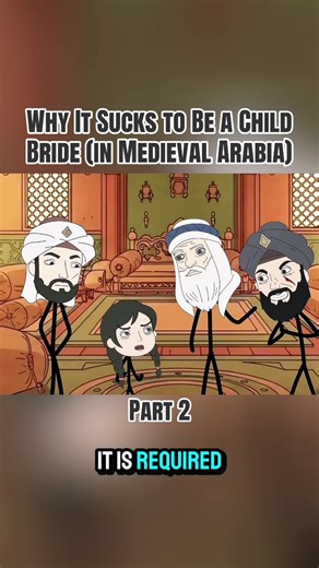 P.2-Why It Sucks to Be a Child Bride (in Medieval Arabia) #history #mrhistory #arabia #medieval #viraltiktok