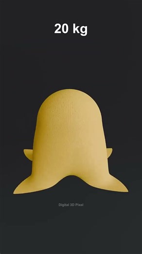 Cloth Simulation with Different Weights | Satisfying 3D Animation #animation #shorts