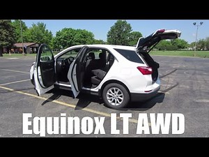 2018 Chevy Equinox LT AWD // review, walk around, and test drive // 100 rental cars