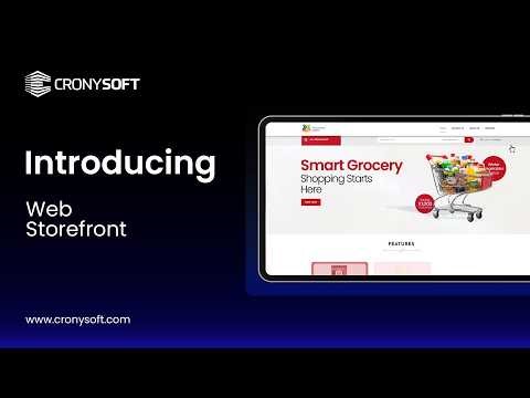 Web Storefront | Easily Manage with Crony Backoffice