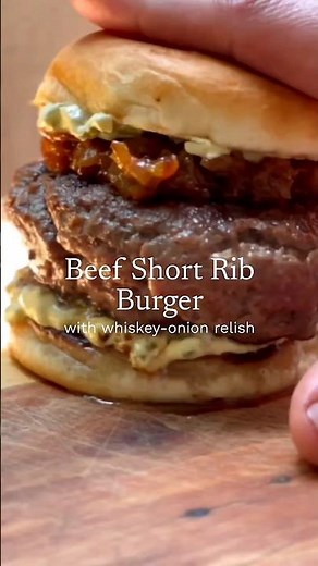 The juiciest homemade short rib burger ‪@Itay_aricha‬