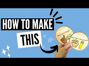 How To Make Your Own Classroom Decor | Diy Silent Hand Signal Posters