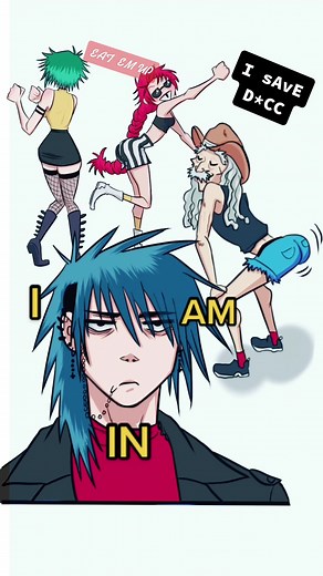 My OCS in a nutshell #originalcharacter #webcomic #tapascommunity #tapascomic #gorillaz #gorillazoc #digitalart #miseryxcpr #miseryxcprxreesespuffs