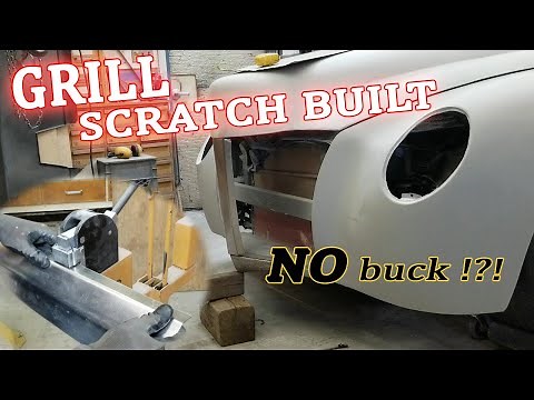 HOW TO Build a Custom Hot Rod Grill from Scratch - Ep.72 | 1940 Ford Inspired Hardtop Coupe