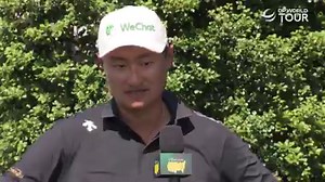 Haotong Li spent all night on the toilet 🧻"I went to the toilet last night a lot of times and this morning when I got to the golf course and was still feeling really bad and I was living in the toilet.""I didn't hit many balls on the driving range, I was feeling really bad, low energy, fuzzing, like I wanted to throw up something and I just planned to play a few holes and see how I go. "If i was really sick I probably decide not too. So I'm glad I survived today. Especially after the four birdi