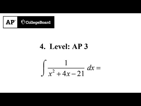 AP Calculus AB/BC Practice | Partial Fraction Decomposition