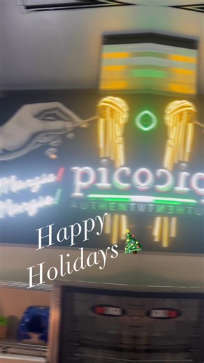 Come spend the holiday season with us! Special Hours for December - Open Monday thru Friday LUNCH 11am-2:30pm. Also our dining room is available for large groups and private events. Book your Holiday Luncheon soon. Dates are filling up quickly🎄🥂 | Piccolo