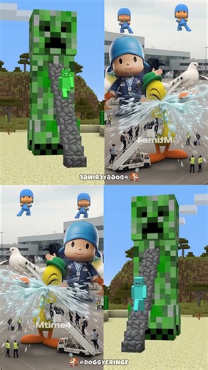 Pocoyo Vad Boyz_ Gate Announcement… Then Pato’s Mega Sneeze 🤧💨🛫 minecraft parody @Mtime4 COMPILATION
