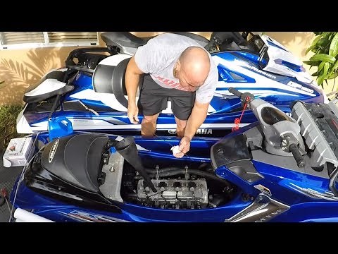How to change oil and filter on yamaha pwc