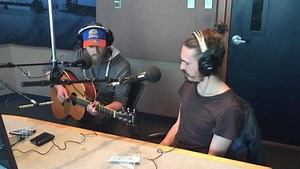 Joey and David Landreth perform in studio with CBC host Ismaila Alfa Friday