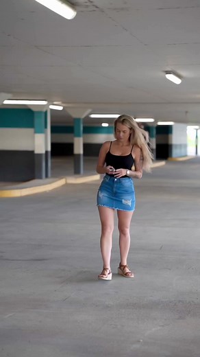 Walking in Heels Through Urban Streets