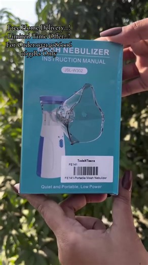 Portable Mesh Nebulizer for Adults and Children