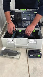 💪 Drilling made easy! Watch The Dusty Lumber Co. use the KHC 18 cordless hammer drill and dust attachment to drill a clean hole in the shop floor for an electrical wire. Power and dust control at its best! 🛠️💨 Learn more about the KHC 18 here: https://bit.ly/4gXc5RB 🔗 | Festool