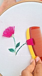 Most beautiful 3d flower embroidery tricks #stitch #fyp #reels #fbreels #viralreels #embroidery #viral | Embroidery Skills ideas