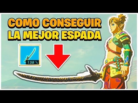 Como Conseguir La Mejor ARMA de Zelda TOTK (Cimitarra de La ira y Cuerno de Centaleon Plateado)
