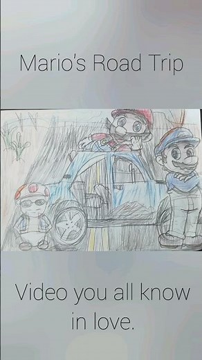 Mario's Road Trip drawing #smg4 #roadtrip #drawing