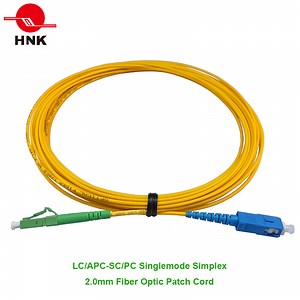 [Hot Item] LC/APC-SC/PC Simplex Singlemode 2.0mm Fiber Optic Patch Cable