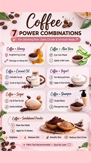Coffee Hacks for Glowing Skin ☕✨ | 7 DIY Beauty Secrets #ytshorts #shorts