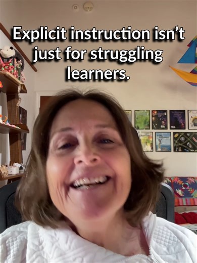 There’s a common misconception that explicit instruction is only for struggling learners. Cognitive science tells a very different story. Explicit instruction works because of how the brain processes new information. Working memory is limited. When learners have to figure out what they’re supposed to learn while simultaneously trying to learn it, cognitive load increases and less information is stored in long-term memory. Clear, direct instruction reduces that extra load. Learners don’t spend me