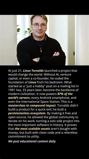 How a 21-Year-Old Built Linux 🐧 | Linus Torvalds