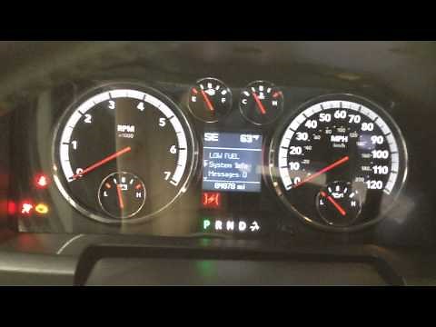 Reset Oil Maintenance Light - 2008 to 2012 Dodge Ram
