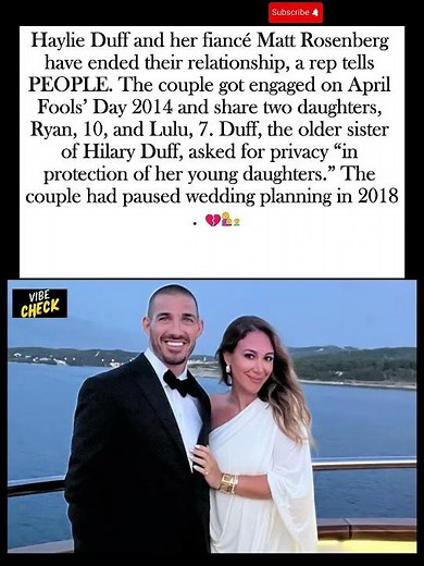 Haylie Duff and Fiancé Matt Rosenberg Split After 10+ Years Together #haylieduff #split #privacy