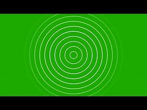 Radio waves circle Free Green Screen Video Full HD