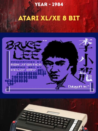 Exploring Bruce Lee on Atari XL/XE (1984)