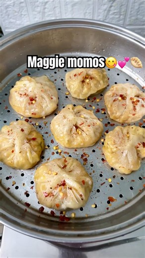 Maggie momos day 3 of momos challenge 😋💕🥟 #trending #youtubeshorts #viral #shorts #momos