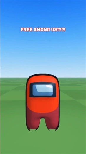 FREE AMONG US AVATAR IN ROBLOX!?! #roblox #gaming #game #robloxavatar #robux #amongus #sus