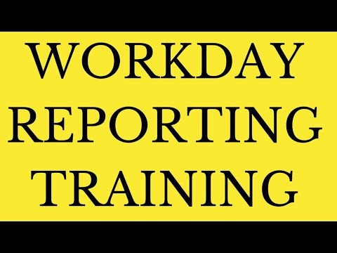 Workday reporting training |workday reporting tutorial | workday reporting learning