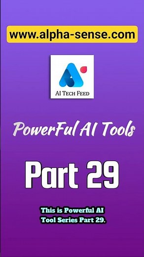 Powerful AI Tools 29 - AlphaSense AI Powered Insights from Financial Docs & Earnings Calls
