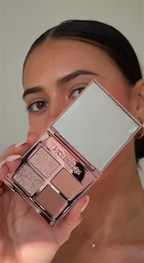 It’s finally here! ✨ Our NEW Ultra-Luxe Eyeshadow Quad with two mattes two shimmers for endless day-to-night looks. Blend, build and glow in one luxe compact 💖 | MCoBeauty