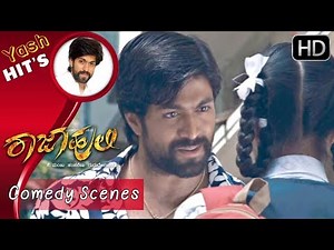 Yash Comedy Scenes - Yash tells chikkanna about his love story | Rajahuli Kannada Movie