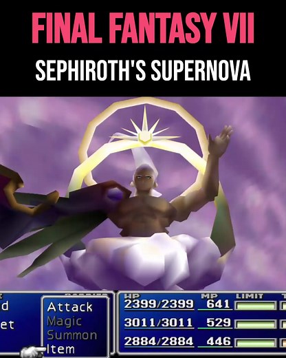Sephiroth unleashes Supernova ☄️ #finalfantasy #ff7 #ffvii #finalfantasy7 #finalfantasyvii #gaming | FFGamer