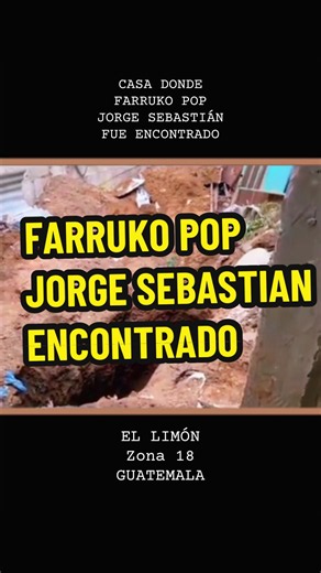 Jorge Sebastián Pop Chocoj, ampliamente conocido como Farruko Pop, fue un influyente indígena guatemalteco de 18 años y aspirante a cantante que capturó los corazones de los usuarios de las redes sociales antes de su trágica muerte en mayo de 2024. Nacido el 20 de octubre de 2005, en Livingston, Guatemala, era de ascendencia Q'eqchi'-maya. Ganó popularidad viral en TikTok y YouTube por su personalidad carismática, antecedentes humildes y determinación para irrumpir en la industria de la música #