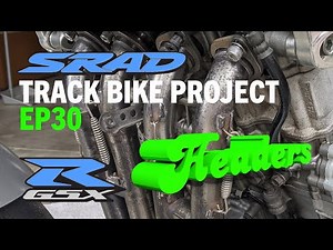 1996 #GSXR 750 #SRAD Track Bike EP: 30 - Devil Shotgun Exhaust system is installed #retrosuperbike