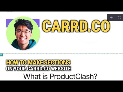 How to Make Sections on Your Carrd.co Website: Simple Layout Guide!